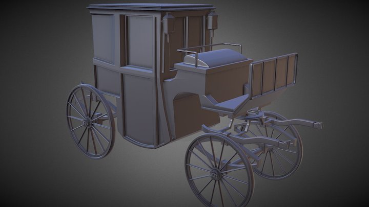 Victorian Carriage 3D Model