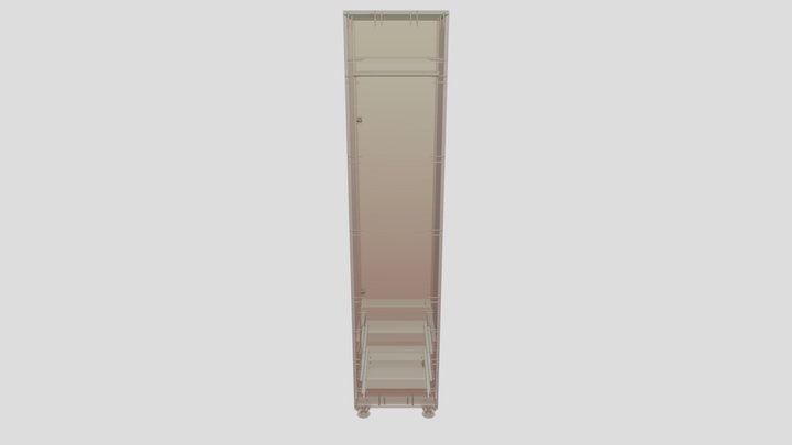【LemonTA】50cm Cabinet Structure C| 立柜 C款 – Free 3D Model STL