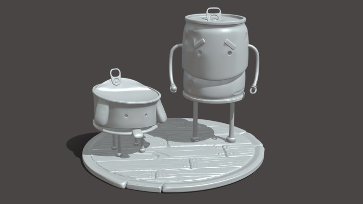 Tabletop game models 3D Model