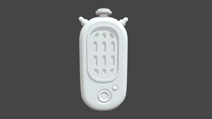 Scifi Communicator 3D Model
