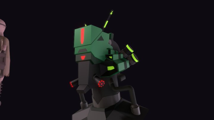 DZ5 XYZ Painting 3D Model