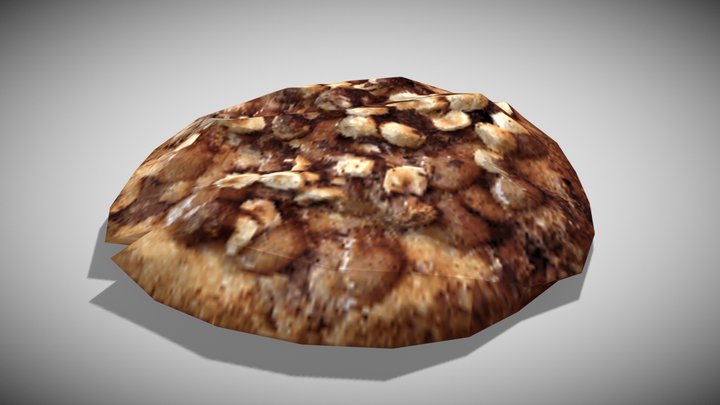 Low Poly Nut Cookie
