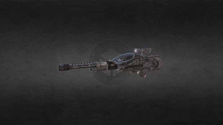 Sniper Gun 3D Model