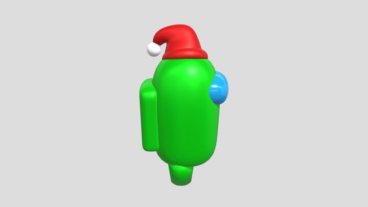 Among Us Navideño 3D Model
