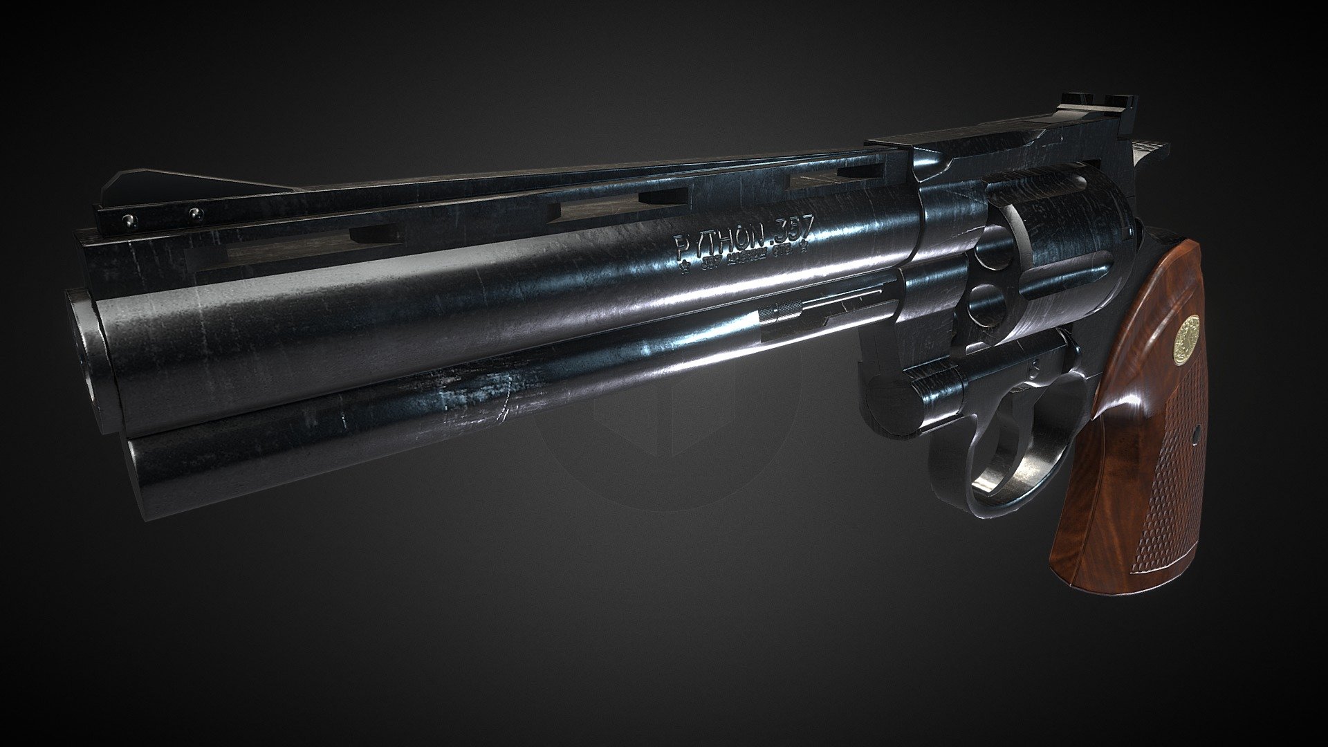 Colt Python - 3D model by Rildare [345698c] - Sketchfab