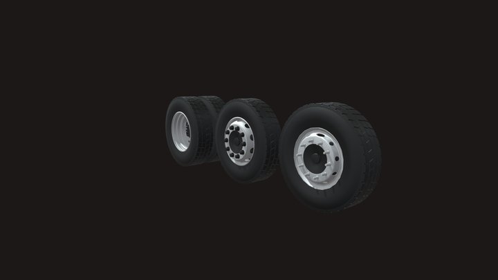 Rodas De Ferro (novas) e (velhas) - RICK MODDING 3D Model