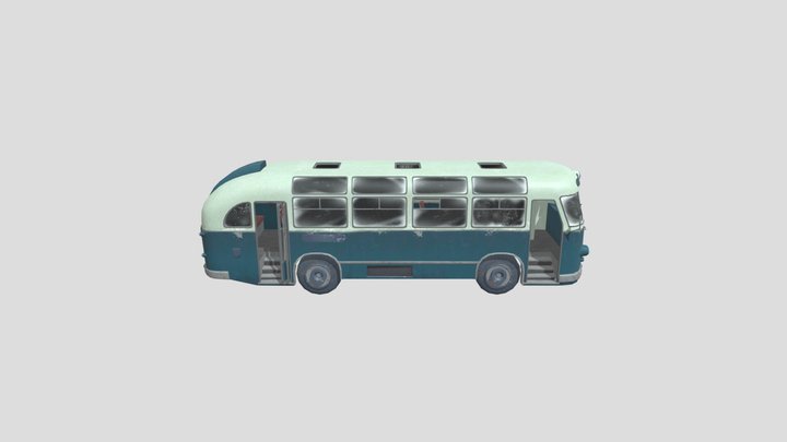 Hello Neighbor 3 Prototype 3 CutScene Bus 3D Model