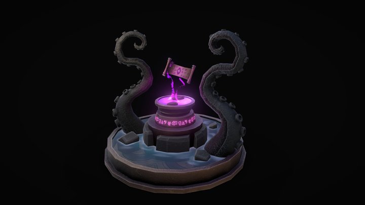 Diorama Tentacle - Diorama de Tentáculos 3D Model