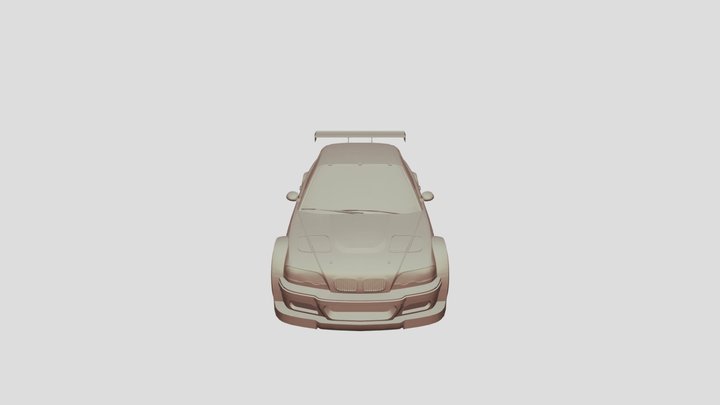 BMW M3 GTR NEED FOR SPEED MOST WANTED 3D Model