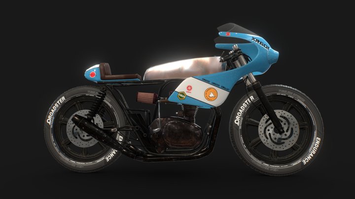 Yamaha XR600 3D Model
