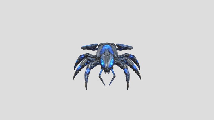 Sci-Fi Futuristic Drone 3D Model