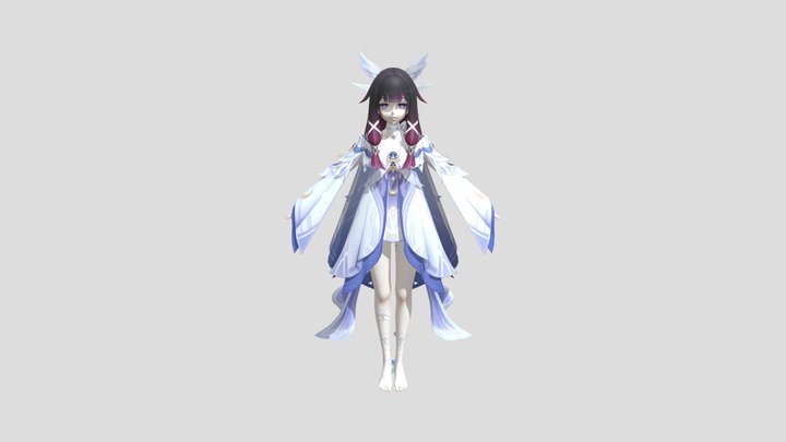 COLUMBINA 1  Genshin Impact – Gratis 3D-model STL