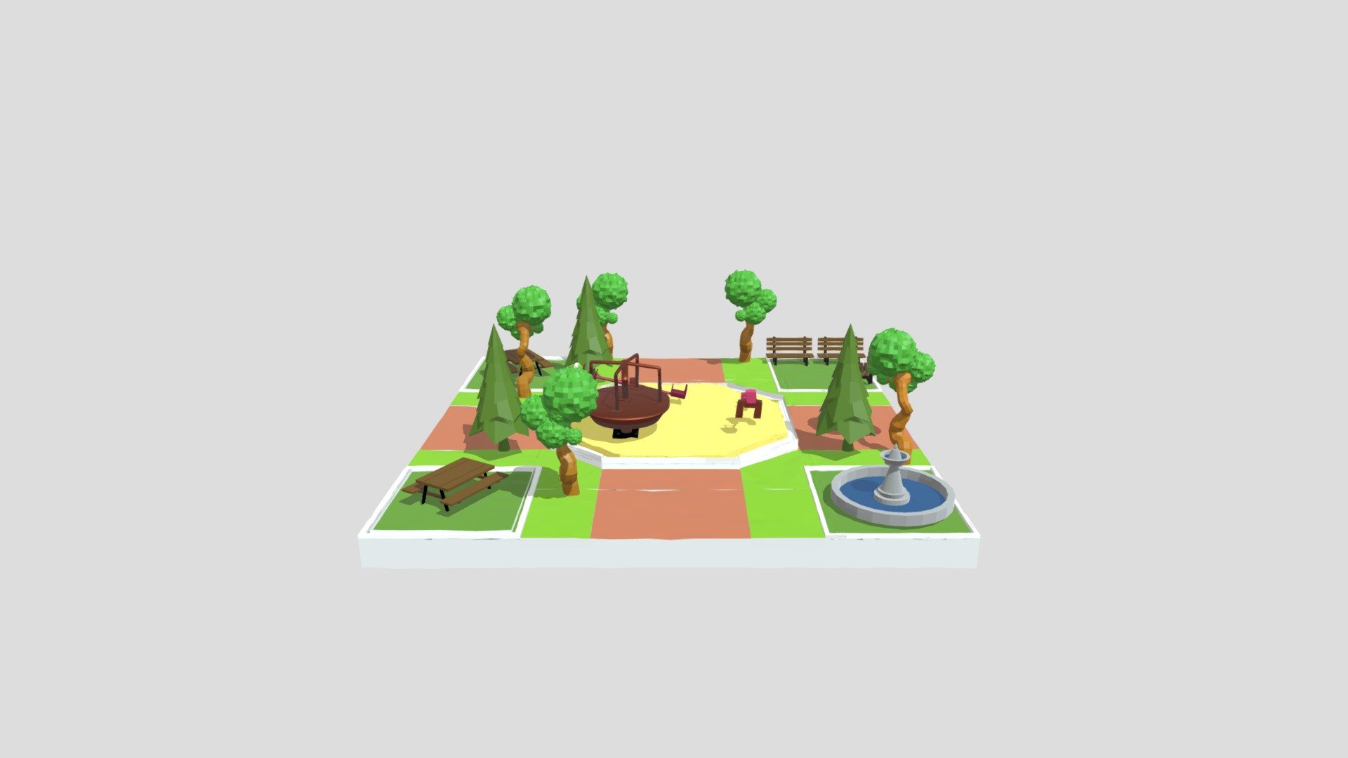 Parc 3d Model By Camillelaq 345ddf5 Sketchfab