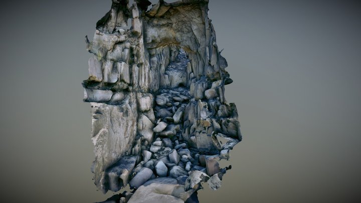 A cave in Tuva 3D Model