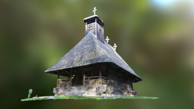 Church from Village Museum Bucharest 3D Model