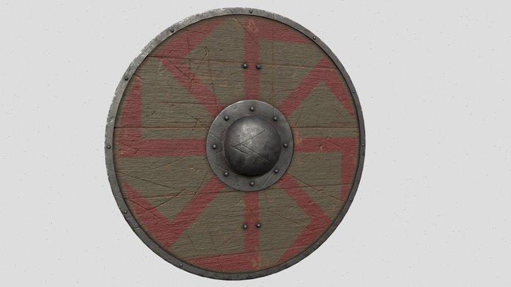 Round shield 3D Model