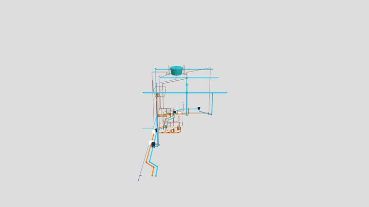 HIDROSSANITÁRIO - EUROVILLE LOTE 106 3D Model