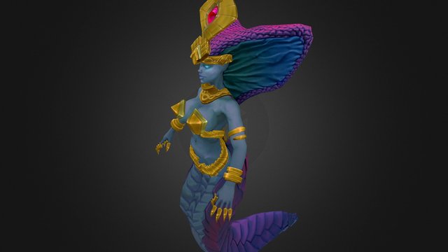 Naga matriarch 3D Model