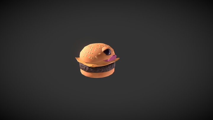 Burger Slime 3D Model