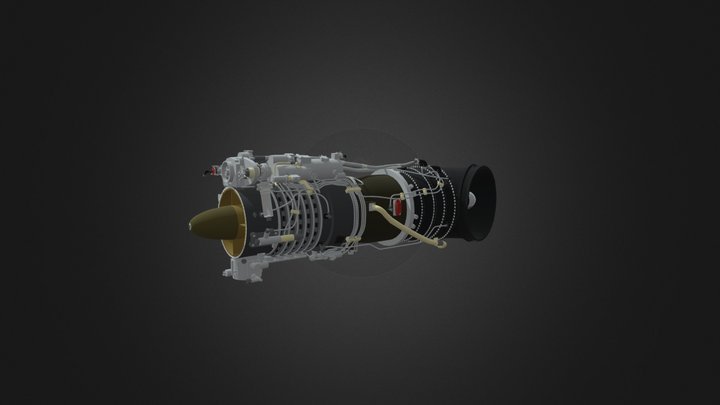 engine TV3-117 3D Model