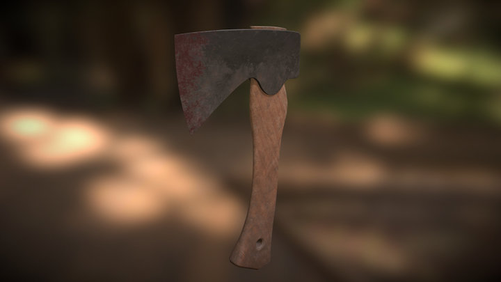 Survival Horror Weapon - Hatchet 3D Model