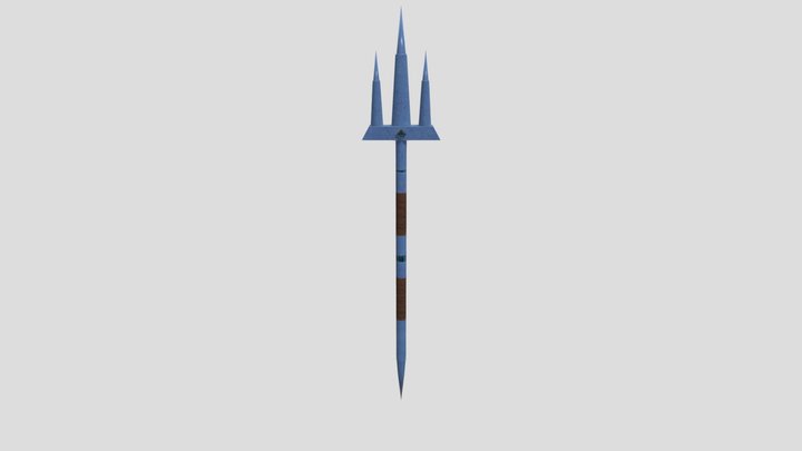 Forgotten Trident from Atlantis 3D Model