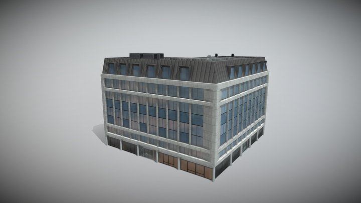 Low rise wall to wall office building