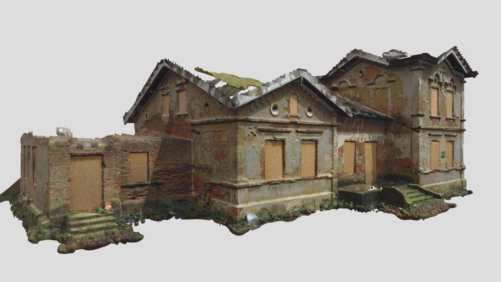 Dwór Kliczewo Małe [mesh z chmury punktow] 3D Model