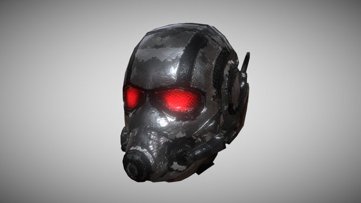 Marvel Ant-man Helmet 3D Model