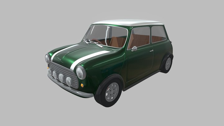 Austin Mini - Mini Cooper - 1968 3D Model
