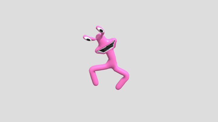 pink_rainbow_friends 3D Model