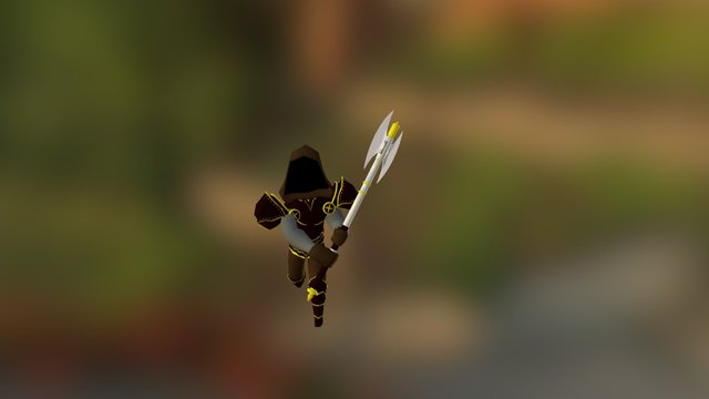 Upgraded Warrior 3D Model