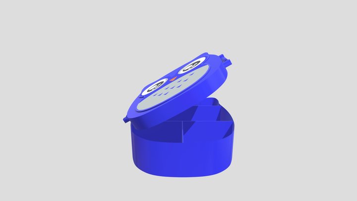 Owl Lunchbox 3D Model