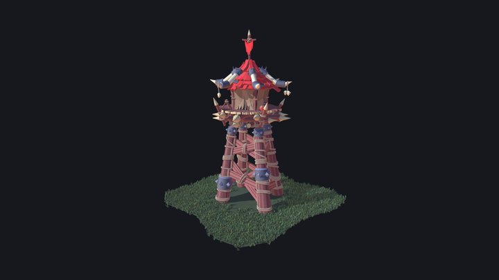[XYZ] Horde Tower 3D Model