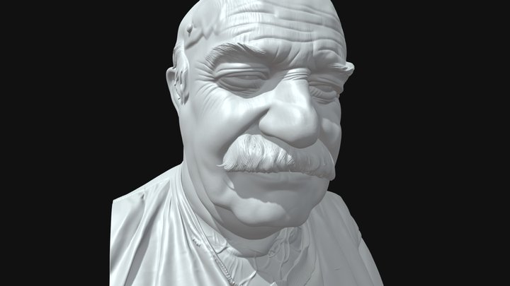 Italian bald old man