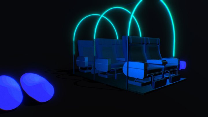 BUG PIXEL - Lounge 3D Model