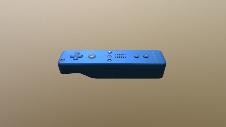 Wii Controller Test 3D Model