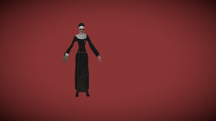 evil_nun_broken_mask_lite_sister_madeline 3D Model