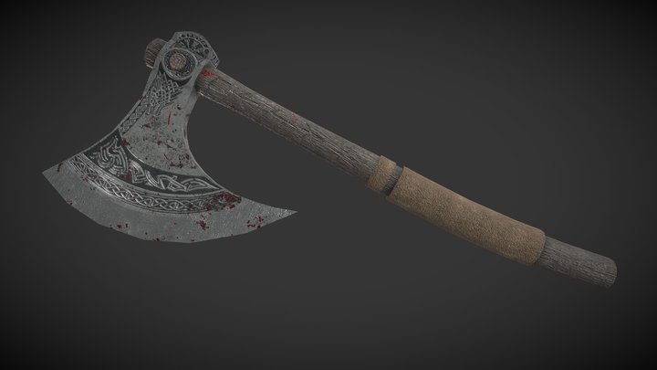 Viking Axe 3D Model