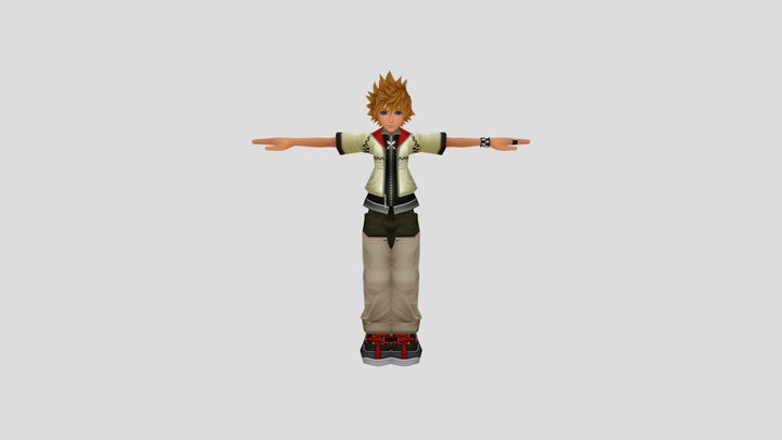 Roxas Dream Drop Distance Model 3D Model