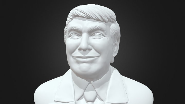 Donald Trump Smile 3D Model