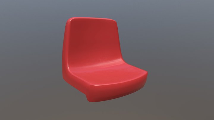 Stadium seat 3D Model