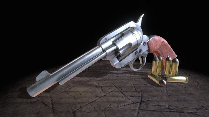Revolver – Free 3D Model STL