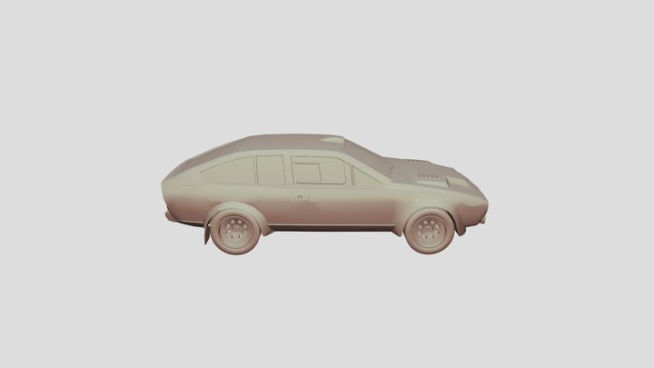 Alfa-Romeo GTV Turbodelta for 3D-printing