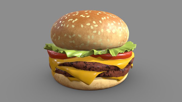 Hamburger 3D Model