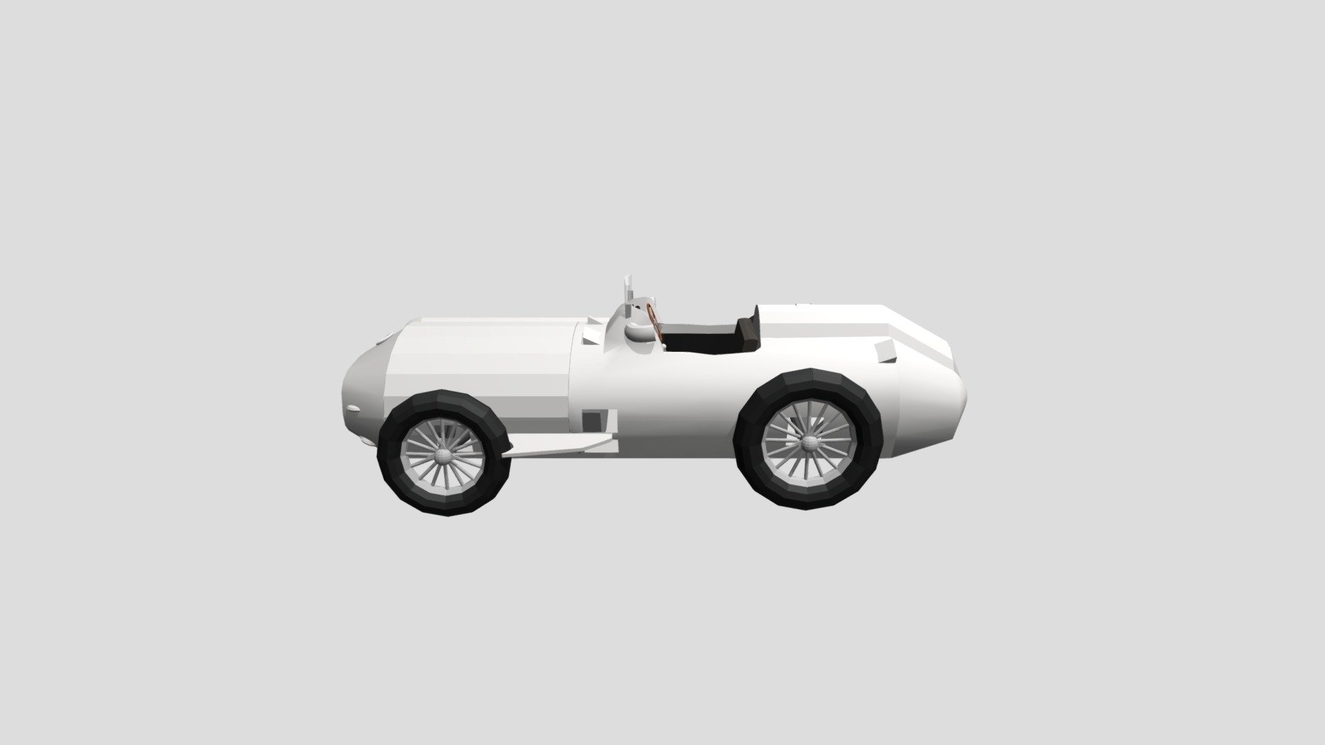 Low Poly Mercedes Benz W196