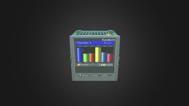 Eurotherm nanodac 3D Model