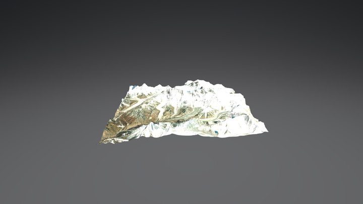Everest region (mapbox imagery) 3D Model
