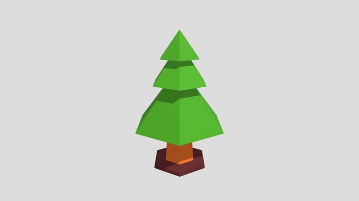 lowpoly Tree 3D Model