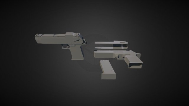 Desert Eagle .50 3D Model